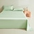 cheap Sheets &amp; Pillowcase-Summer Cool Ice Silk Bed Sheet Single Piece Single Dormitory Single Double Solid Color Bed Sheet Pillowcase Three-piece Bed