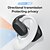abordables Casques téléphoniques et professionnels-Casque audio sans fil Bluetooth 5.3 à conduction osseuse, avec affichage numérique, boîtier de charge, étanche, son stéréo immersif, casque de sport avec micro pour la course à pied, la marche et l&#039;entraînement