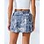 abordables Jupes et skorts pour femmes-Femmes Teinture par nouage Jupe décontractée Jupes de tennis avec shorts Imprimé Séchage Rapide Tennis Le golf Badminton Jupe-short Bleu Vêtements de tennis