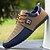 cheap Casual Lace-Up Shoes-Men's Casual Two-Tone Knit Sneakers – Breathable Nylon Lace-Up Sports Shoes for Everyday Wear