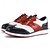 preiswerte Herren Golfschuhe-Rote und marineblaue Golfschuhe für Herren – leistungsstarke Schnürsneaker mit Lederdetails für Golf, Sport und Freizeit