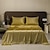 cheap Sheets &amp; Pillowcase-Pure Color Satin Imitation Silk Four-piece Set Simple Sheets, Mattress Covers, Pillowcases Bedding
