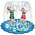 voordelige Koel buiten-100cm/39.37in extra groot luxe buitenspeelgoed - draagbaar zwembad met watersproeiers, alfabet &amp;leermat met getallen, levendig regenboogontwerp, pvc-materiaal, ideaal voor jongeren van 3 tot 5 jaar,