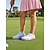 billiga Kvinnors golfskor-golfskor med snörning för kvinnor | lätta halkfria promenadsneakers för kvinnliga golfare | snygg rosa och vit design för träning och lek