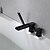 abordables Grifería para bañera-Grifo de bañera - Contemporáneo moderno Acabados Pintados Bañera romana Válvula Latón Bath Shower Mixer Taps