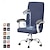 cheap Chair Cover-Stretch Water Resistant Waffle Velvet Office Chair Cover with Zipper - Home Office Chair Slipcover - Durable and Soft Fabric - Easy to Install and Clean - Perfect for Protecting and Refreshing Chairs