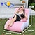 abordables Actividad al Aire Libre-Tumbona inflable plegable para dormitorio y sala de estar, sofá de interior con pasamanos.