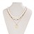 abordables Colliers-Collier de Perles Perle d&#039;imitation Femmes Élégant Mode Superposé Médaille Mignon Mariage Géométrique Colliers Tendance Pour Soirée Cadeau Quotidien