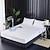 abordables Parures de draps-Protector de matelas imperméable Housse de matelas ajustée Protéger le lit Reine Pleine Roi Housse de lit protectrice douce Draps ajustés respirants confortables Protection à 5 côtés contre les