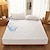 baratos Lençóis e fronhas-Capa Protetora para Cama Queen King Impermeável Protetor de Colchão Almofada de Colchão Quilted Protetor de Cama Com Faixa Elástica Adequada para Todas as Estaçōes Design Em relevo Cobertura 360°