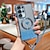 halpa Samsung-kotelot-puhelin Etui Käyttötarkoitus Samsung Galaxy S25 S24 S24 FE S23 S22 S21 Ultra Plus Takakuori Tuella Magneetti Tukee langatonta latausta Retro TPU Pinnoitus