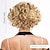 preiswerte Trendige synthetische Perücken-Synthetische Perücken Lockig Bob Pixie-Schnitt Maschinell hergestellt Perücke 10 Zoll A1 Synthetische Haare Damen Klassisch Bequem Hervorgehobenes / Balayage-Haar Blond