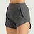 abordables Shorts de yoga et motards-Shorts de yoga Femmes Yoga Entraînement en salle Pilates Shorts Bas Taille haute Des sports Tenues de Sport Élastique Mince Noir Bleu Roi