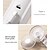 billige Blæsere-Bærbar klip ventilator med 3 hastigheder foldbart vægmonteret design USB genopladelig hvid