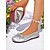 economico Ballerine da donna-ballerine da donna in finta pelle scamosciata con punta larga – comode scarpe da ballo slip-on con punta tonda per uscite casual e per l&#039;uso quotidiano