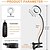 abordables Lampes de Bureau-Lampe de bureau à LED, lampe de lecture, veilleuse, lampe de lecture USB à intensité variable avec pince, lampe de lecture flexible à col de cygne pour lit, tête de lit, ordinateur
