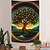 economico Arazzo dell&#039;Albero della Vita-Arazzo albero della vita arte murale grande arazzo decorazione murale fotografia sfondo coperta tenda decorazione per casa camera da letto soggiorno serpenti mele