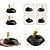 cheap Puck Lights-2 Pcs RGB Colorful Dimmable Spotlight Wall Light Mural Light Remote Control USB Rechargeable Battery Adjustable Dimmable Color Atmosphere Light
