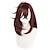preiswerte Anime Perücken-Synthetische Perücken Ayase Momo Kinky Glatt Natürlich glatt Asymmetrisch Tiefer Scheitel Maschinell hergestellt Perücke 16 Zoll A1 Synthetische Haare Damen Niedlich Klassisch Bequem Mehrfarbig