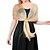 billige Sjal-Kvinne Wrap Elegant Solbeskyttelse Uten Ermer Polyester Bryllup Wraps Med Ren Farge Bryllup Sommer