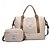 abordables almacenamiento de equipaje y viajes-Conjunto de 2 bolsos de fin de semana, bolso de viaje con compartimento para zapatos y bandolera, bolso de gimnasio para mujer y hombre, bolso de mano de gran capacidad para pasar la noche con