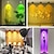 cheap Puck Lights-2 Pcs RGB Colorful Dimmable Spotlight Wall Light Mural Light Remote Control USB Rechargeable Battery Adjustable Dimmable Color Atmosphere Light