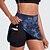 billige Kvinders nederdele og shorts-Dame Batikfarvet Afslappet nederdel Tennisnederdele med shorts Flettet Hurtigtørrende Tennis Golf Badminton Mangel Sort Lys pink Blå Spandex Tennis tøj