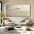 economico Quadri astratti-Set di 2 dipinti astratti beige su tela, stile wabi sabi, un paio di dipinti da parete con texture beige, arte da parete astratta neutra, decorazione da parete boho.