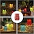 abordables Luces de paisaje-Lámpara solar de hierro hueco para exteriores, lámpara decorativa para jardín, patio, balcón, ventana, luz nocturna, 1 unidad