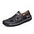 economico sandali da esterno-sandali casual bianchi da uomo slip-on – scarpe estive traspiranti da esterno per spiaggia, vacanze e uso quotidiano