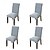 cheap Dining Chair Cover-1/4/6Pcs Dining Chair Cover Slipcovers Simple Geometric Lines Jacquard Slipcovers