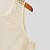abordables Camisetas sin mangas de gimnasio-Hombre Camiseta sin mangas Top Camisetas Interiores Camisa sin mangas Sin Mangas Cuello Barco Verano Plano Moda Design Básico Malla Vacaciones Calle Noche Beige Camiseta superior para hombre