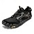 abordables Zapatillas Informales-Hombre Zapatillas de deporte Antideslizantes Barranquismo Casual Diario Cuero PU Malla Transpirable Cómodo Antideslizante Cordones Negro Marrón Verde Trébol Verano Primavera