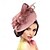 billige Fascinators-Hovedsmykke Hør Fedora Bryllup Aftenselskab tefest Hesterace cocktail Årgang Sød Stil Enkel Med Fjer Medaljon Hovedbeklædning