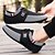 cheap Casual Lace-Up Shoes-Men's Casual Two-Tone Knit Sneakers – Breathable Nylon Lace-Up Sports Shoes for Everyday Wear