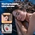 abordables Casques téléphoniques et professionnels-Mini écouteurs sans fil pour petits conduits auditifs et dormeurs latéraux, casque invisible pour dormir, Bluetooth, antibruit, étanche, minuscules écouteurs sans fil avec étui de chargement