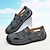 economico sandali da esterno-sandali casual bianchi da uomo slip-on – scarpe estive traspiranti da esterno per spiaggia, vacanze e uso quotidiano
