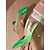 halpa Stiletto-korkokengät-naisten kiiltonahkaiset slingback-korkokengät – teräväkärkiset krokotikuidut gradienttiväriset korkkarit liiketapaamisiin