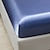 baratos Lençóis e fronhas-Conjunto de cama de seda sintética de cor sólida composto de três peças lençol e conjunto de quatro peças combinação de funda de travesseiro