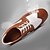 preiswerte Tanzschuhe für Herren-Herren Brogue Brogue Disco-Tanz PU Leder Atmungsaktiv Bequem Rutschfest Schnürung Schwarz / weiss Schwarz Braun Herbst Winter