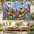 billige landskabstæppe-Landskab Lille Marguerite Tapestry Stor Tapestry Mural Dekor Fotograf Baggrund Blanket Gardin Hjem Soveværelse Stue Dekoration