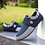 cheap Casual Lace-Up Shoes-Men's Casual Two-Tone Knit Sneakers – Breathable Nylon Lace-Up Sports Shoes for Everyday Wear