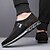 billiga Tillfällig-svarta slip-on sneakers för män med texturerad design – bekväma skor för vardags- och vardagsbruk