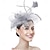 economico Fascinator-Cappello da donna con fascinator, stile anni &#039;20 e &#039;50, per feste di nozze, cocktail, fiori, rete, piume, fermaglio per capelli per carnevale