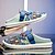 Χαμηλού Κόστους Ανδρικά Sneakers-ανδρικά γκρι slip-on παπούτσια για περπάτημα με ρυθμιζόμενο λουράκι – ελαφριά και αναπνεύσιμα αθλητικά παπούτσια για καθημερινή χρήση