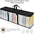 voordelige Opslag &amp; Organisatie-2-pack cd-opbergtassen, dvd-hoesjes, houders voor vinylplaten, draagtassen met handvatten, media-opbergorganizer voor dvd&#039;s/cd&#039;s/videogames, blu-rayschijf
