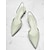 billige Stiletto hæler-slingback pumps med spiss tå for kvinner – lav hæl hæler i kunstskinn for elegante kontor- og kjoleanledninger