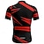 abordables Maillots pour hommes-Homme Maillot de cyclisme Graphique Manche Courte Cyclisme T-shirt Maillot avec 3 poches arrière VTT Vélo tout terrain Séchage Rapide Design Anatomique Évacuation de l'Humidité Respirant Des sports