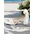 abordables Sandales de Mariage-sandales de mariée blanches pour femmes avec détails en dentelle et perles, design à talon bloc pour les mariages sur la plage et les cérémonies d&#039;été