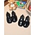 preiswerte Kinder-Loafer und -Slipper-Schwarze Lack-Loafer für kleine Mädchen mit großer Schleife – süße und bequeme Schulschuhe für Kindergarten und Grundschule